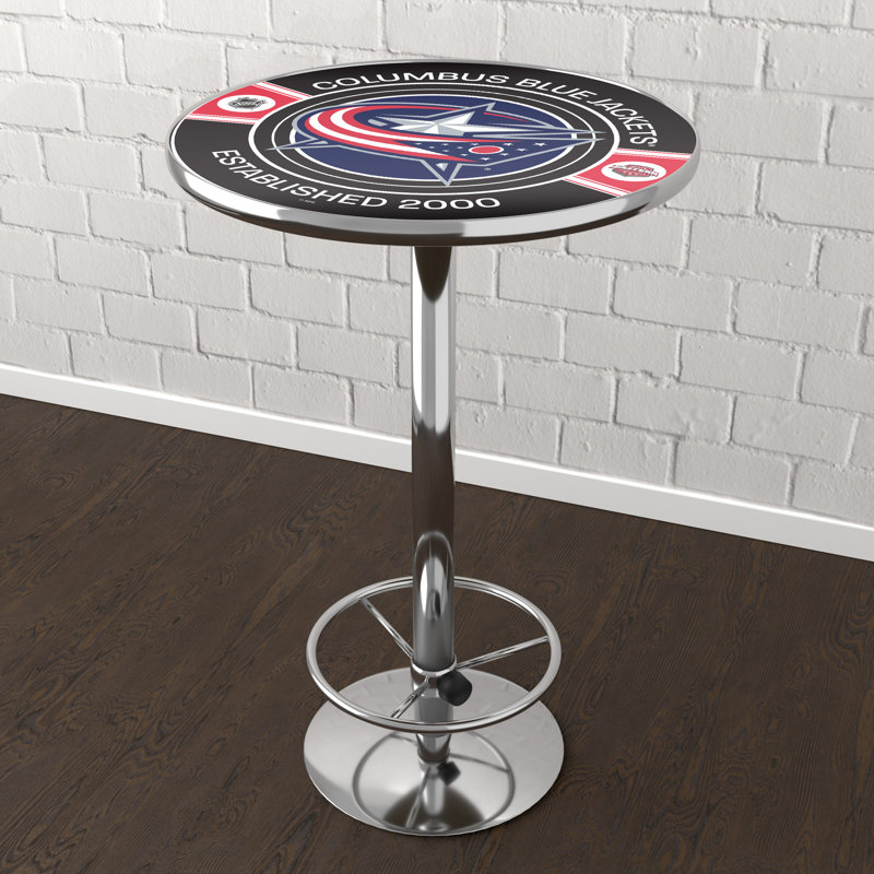 Table de bar avec repose-pieds Columbus Blue Jackets