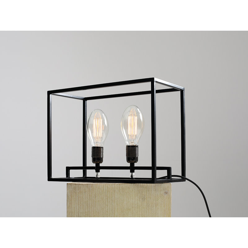 Metal Novelty Lamp, Black