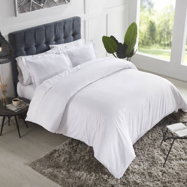 Latitude Run® Wylodine Cotton Solid Colour Duvet Cover Set - Wayfair Canada