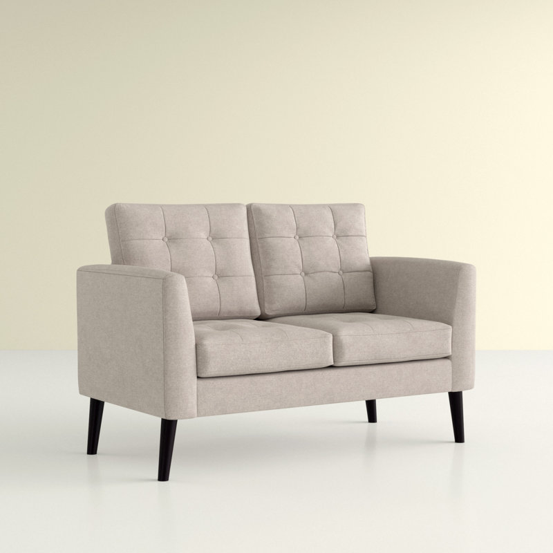 Upholstered 55.9'' Loveseat, Beige
