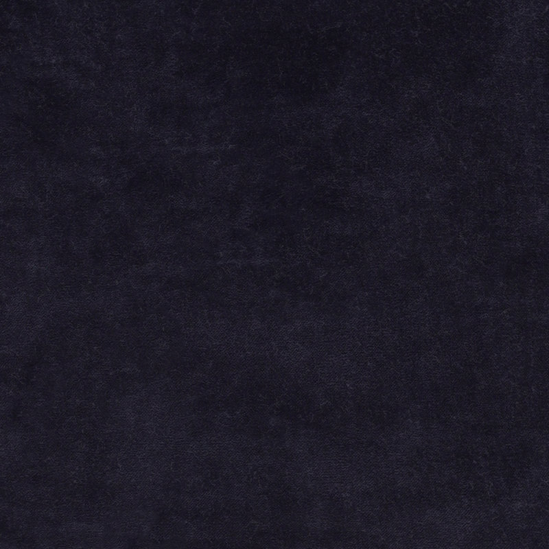 20" Black Cotton Velvet Square Throw Pillow