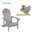 Chaise Adirondack Ionie Hips résistante aux intempéries-1809952429