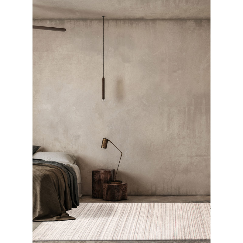 One Of A Kind Kashkuli Gabbeh Ivory 5'4" x 7'6"Area Rug