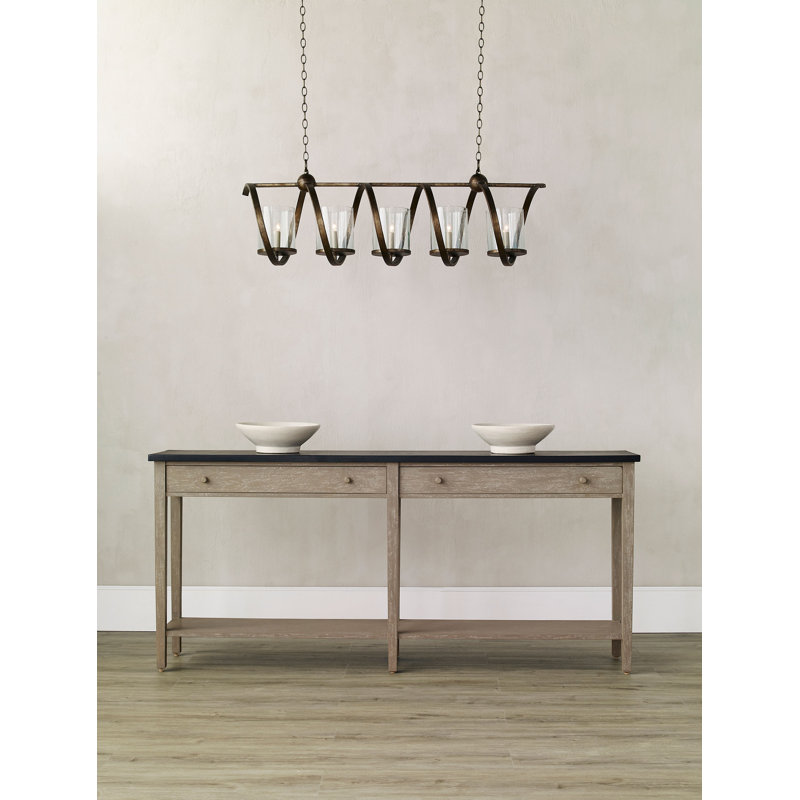 Maximus 5 - Light Pyrite Bronze Kitchen Island Pendant