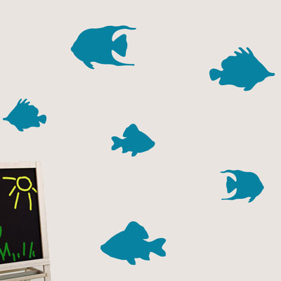 Décalcomanie murale poisson