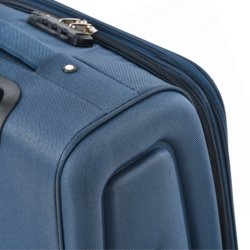 Ensemble de 3 valises extensibles Softside Valise, Bleu très foncé