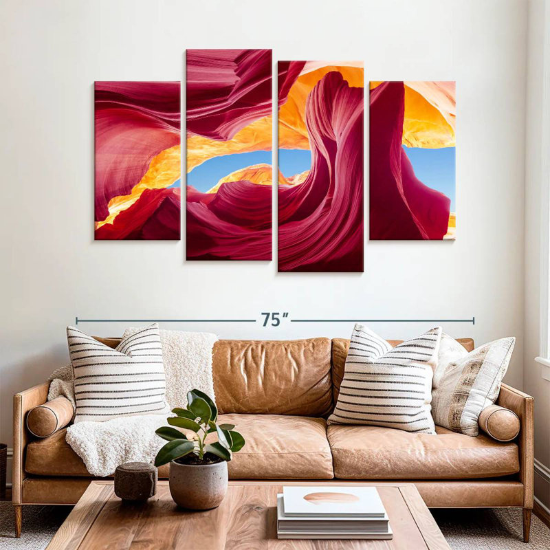 Alvord Abstract Canyon, 42" H x 68" W