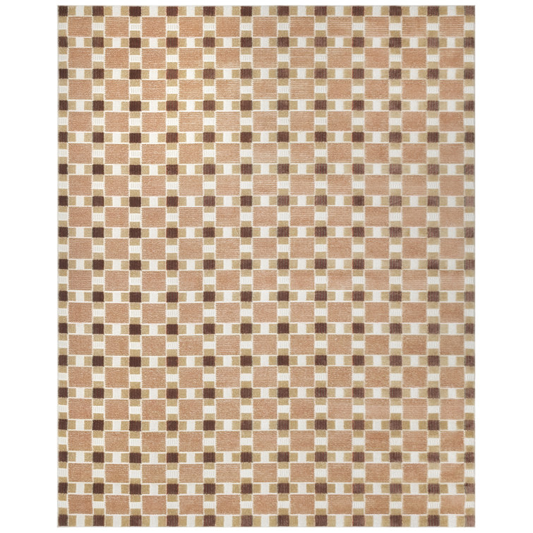 Capodilupo Rust Modern Indoor Rug
