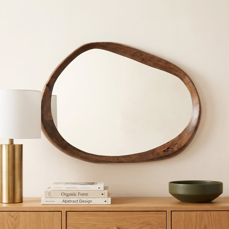 Atiba Wood Novelty Wall Mirror