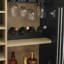 Buffet avec porte-verres et porte-bouteilles-367009568