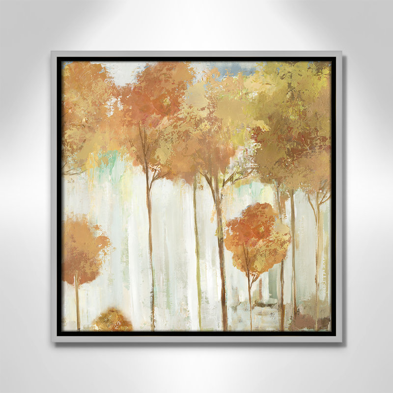 «The Prelude II - Floater Frame», reproduction d'art sur toile, H 17,5 po x l 17,5 po x P 2 po, Toile argentée
