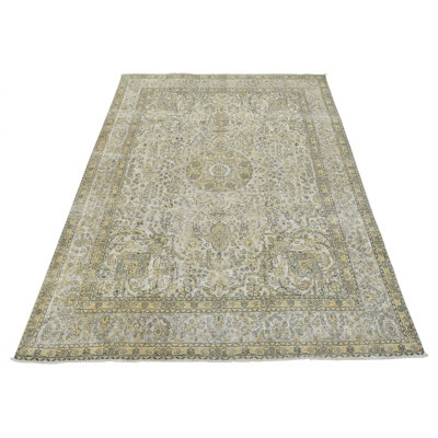 Tapis unique en laine nouvel âge 10 pi 1 po x 12 pi 9 po Mynia