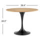 Flow 39.4'' Round Dining Table
