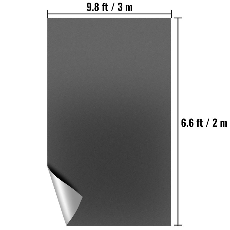 Plancher de garage VEVOR, L 79,2 po x L 117,6 po, Gris, 6.6