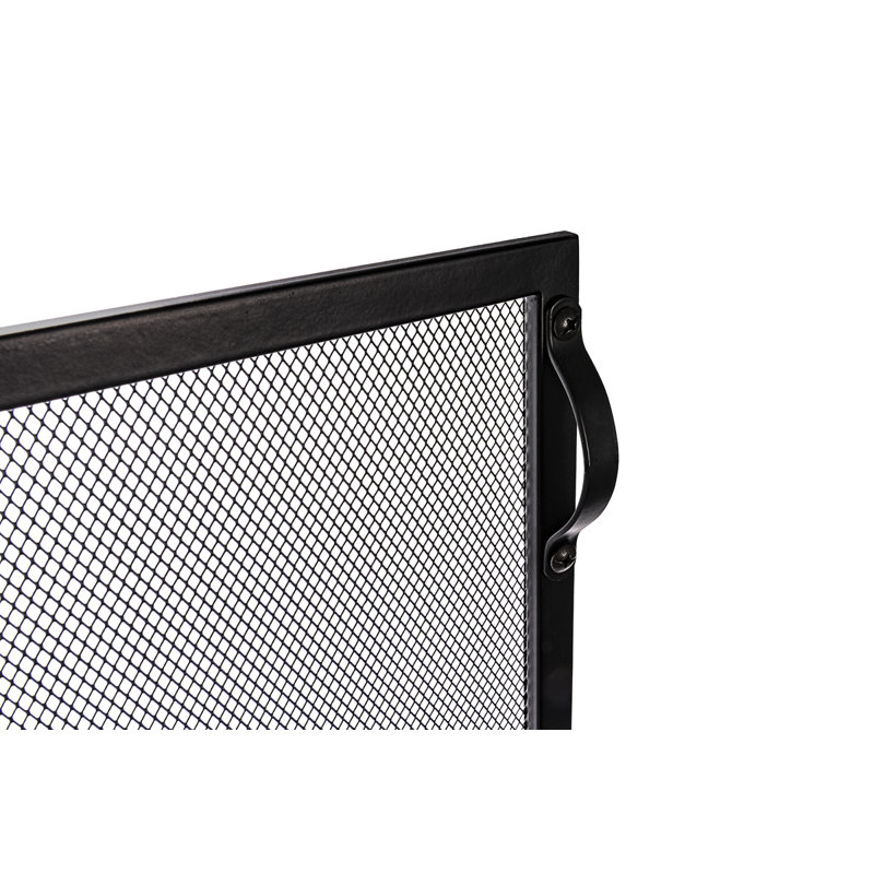 Single panel screen in black or matte gold, multiple sizes, Black, 30" H x 40" W x 7" D