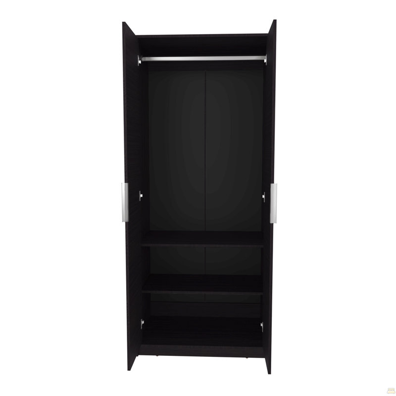 Armoire, 2 portes, 2 tablettes