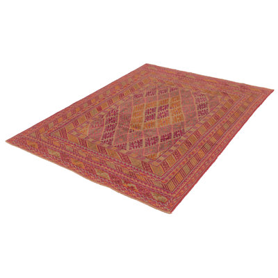Jevontae One-of-a-Kind 6'10" X 9'4" New Age Wool Area Rug in Purple
