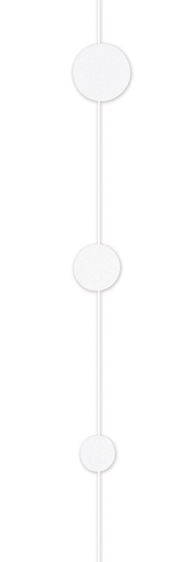 Modern Abstract Wall Decor, White