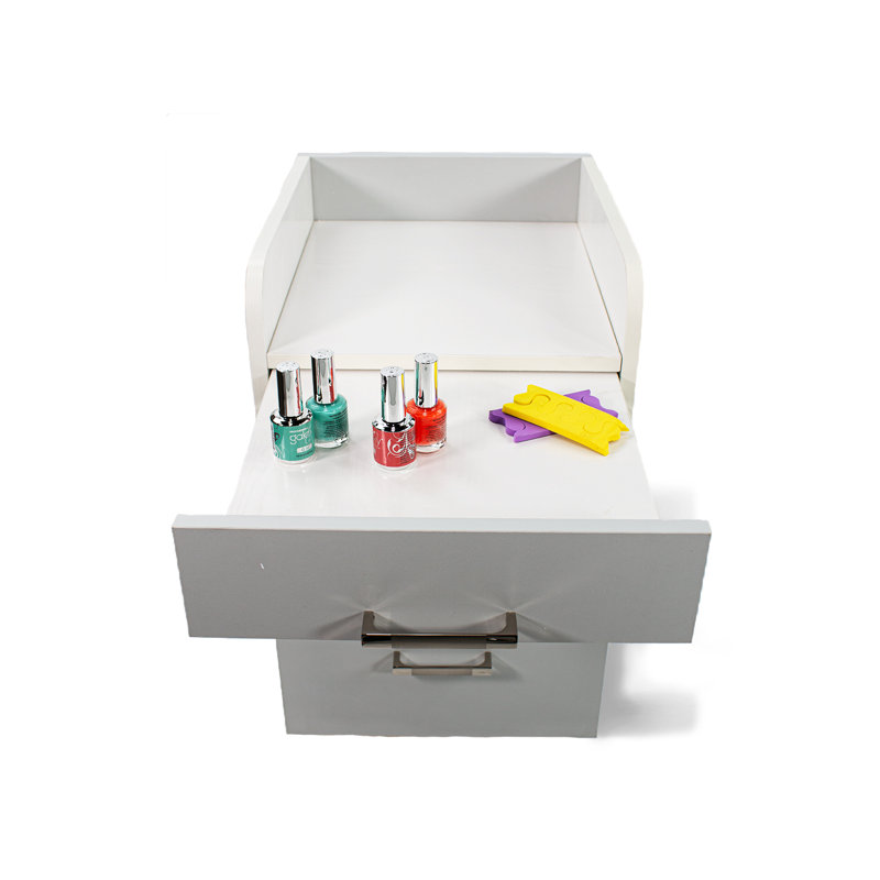2 Drawer Storage Drawer, Gray