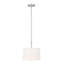 Luminaire suspendu nickel brossé 1 lumière Linden-123223163