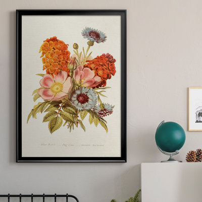 Antique Floral Bouquet II, toile encadrée de qualité supérieure - prête à être accrochée
