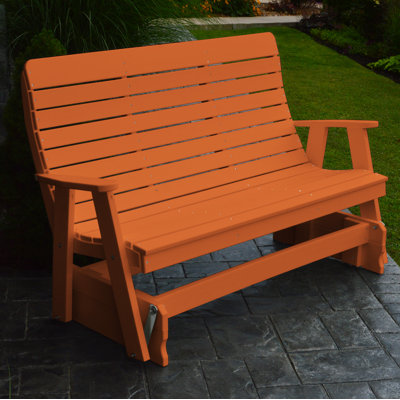 Aeliana Wicker Outdoor Glider