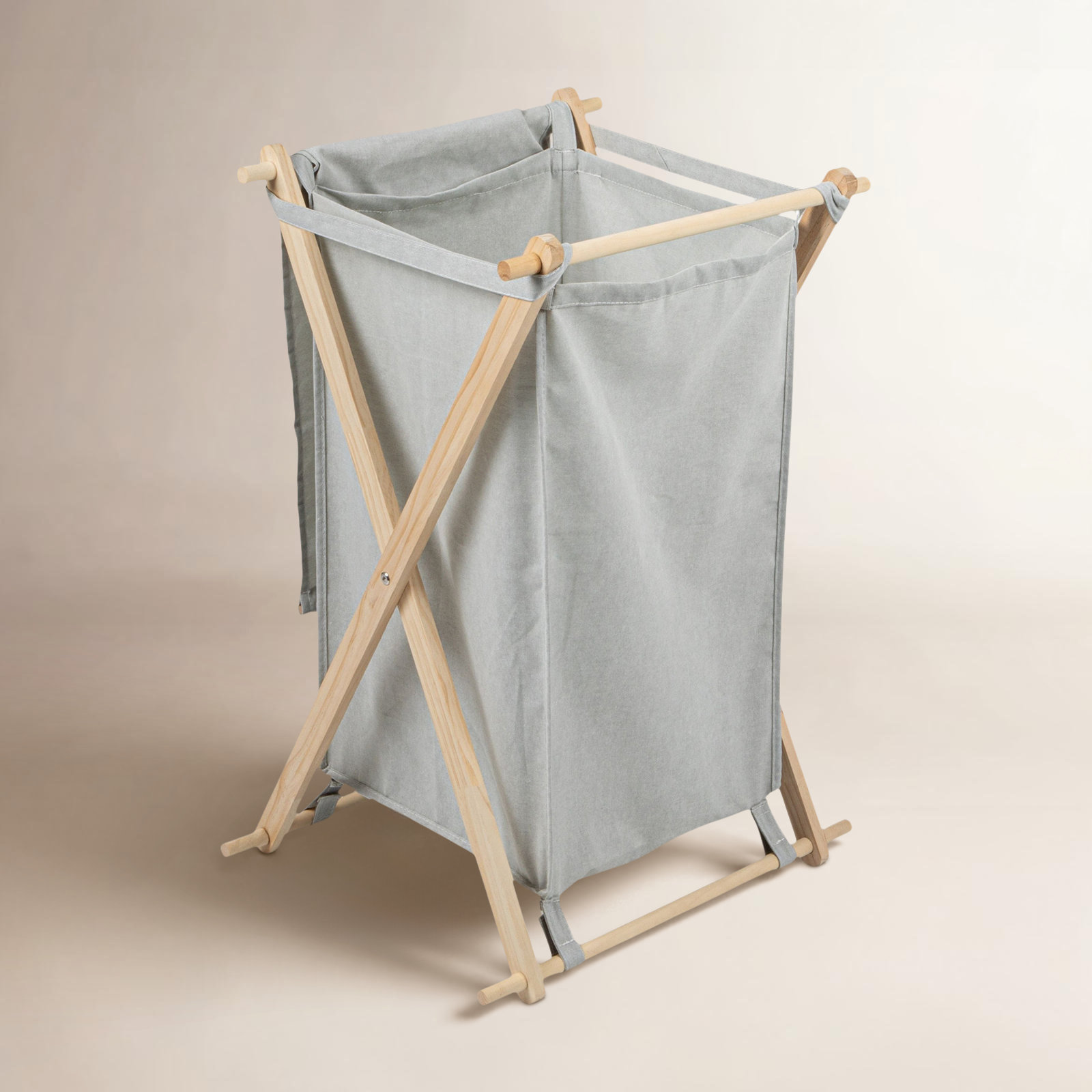Joan Laundry Hamper, Gray