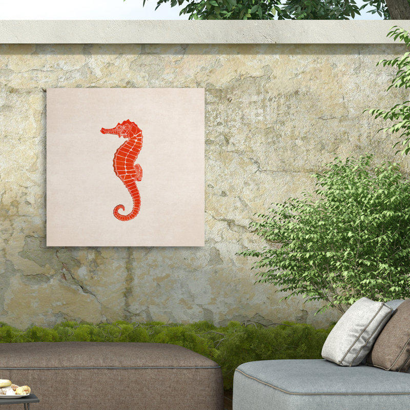 «Sea Horse» sur impression sur toile, H 24 po x l 24 po