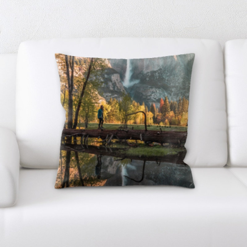 Microsuede Throw Pillow