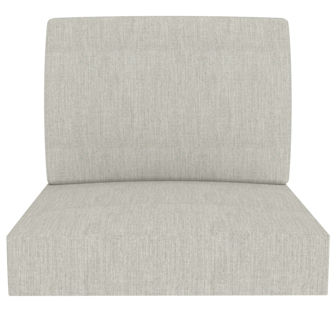 Sunbrella Outdoor Cushion for Arm Chair, Arnot Seat/Back Replacement Cushion for Outdoor Furniture