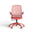 Fauteuil ergonomique 350LBS, bureau à domicile, dossier en filet, mousse moulée intégrée, assise confortable, accoudoir rabattable, fauteuil multifonctionnel ignifuge, rotatif et relevable-132997887-132997888