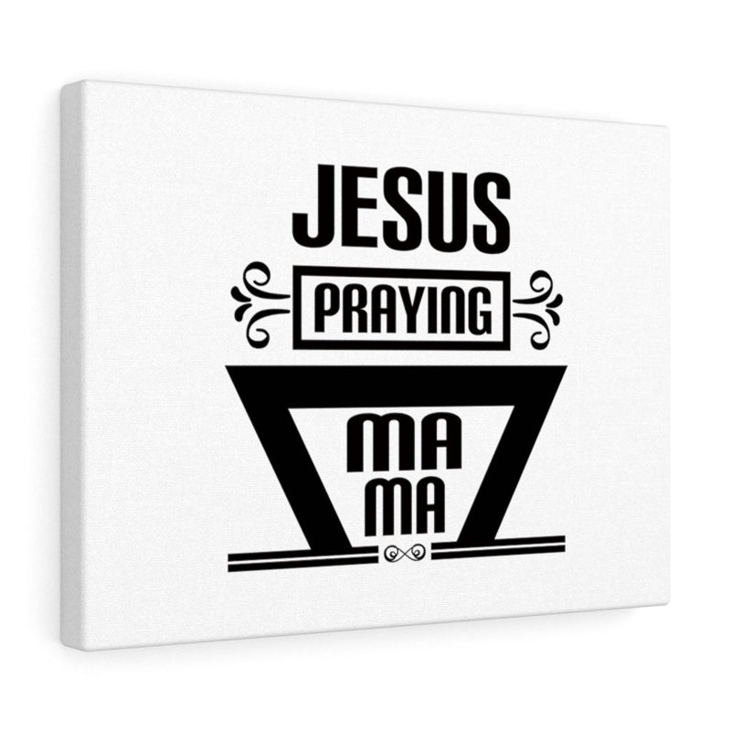 Jesus Praying - Wrapped Canvas Print, 30cm H x 41cm W