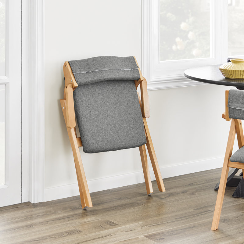 43cm H Upholstered Upholstered Back Armchair, Light Grey