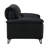 Eilene Top Grain Leather Loveseat,Chic Living Room Furniture For Home, Apartment And Office