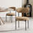 Bayville Faux Shearling Fabric Upholstered Side Chair With Metal Leg-121406659