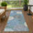 Machine Washable Indoor/Outdoor Chantille ACN2353 Casual Rug-591641326