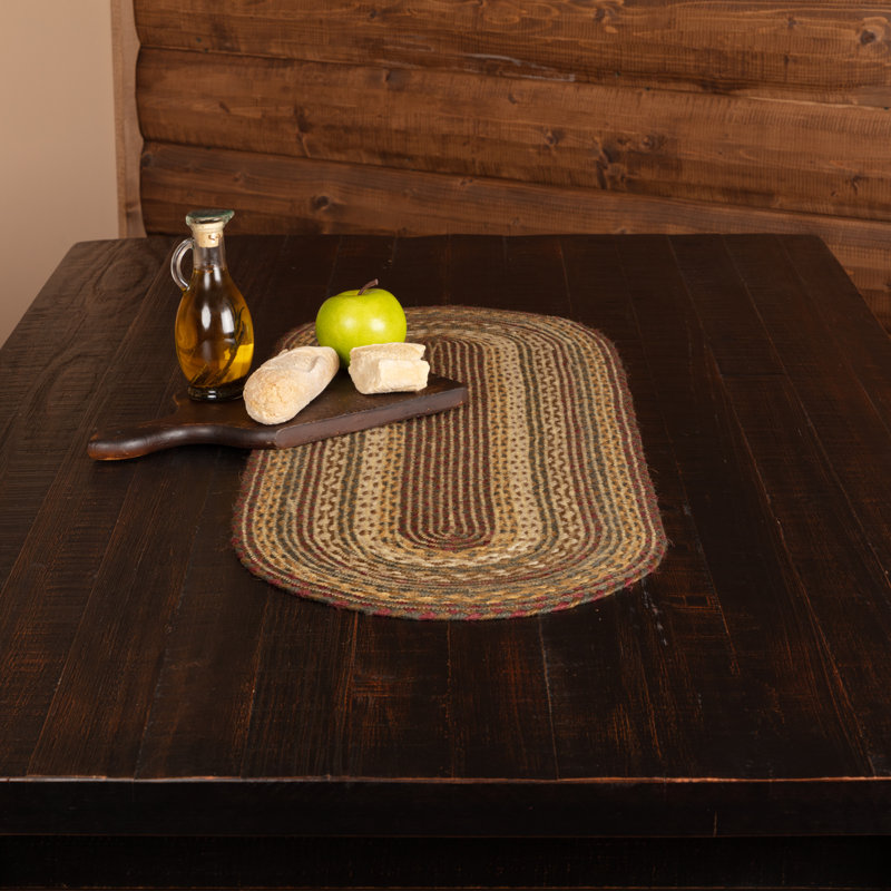 Annabelle Striped Oval Table Runner, Oval 1'1" x 3'