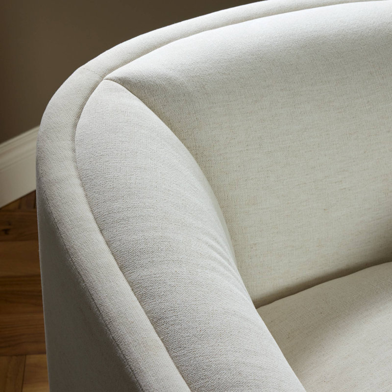Presley Swivel Chair, Crypton Nomad Snow