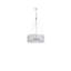 Lustre en chrome et cristal Mod