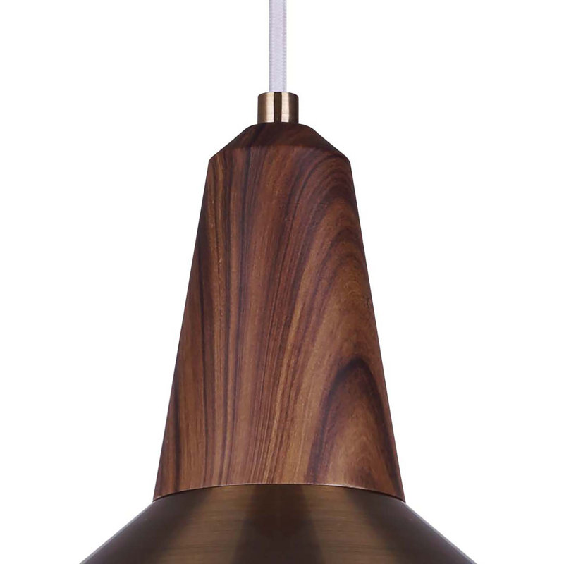 Luminaire suspendu en forme de dôme à 1 lumière Yozelin