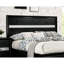 Grand lit avec tiroirs - Option de tiroir de style transitionnel moderne avec tête de lit noire-1540256828-1540256830