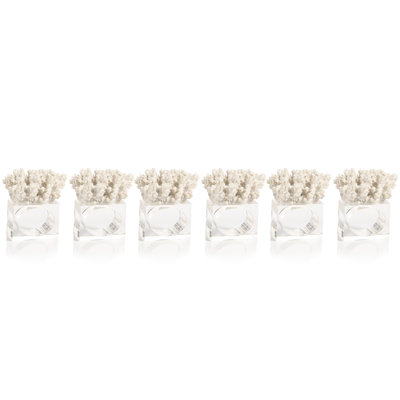 Anneau de serviette de table corail Lia