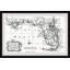 «Vintage Map of East and West Florida II», reproduction d'art graphique sur papier encadré-664758583