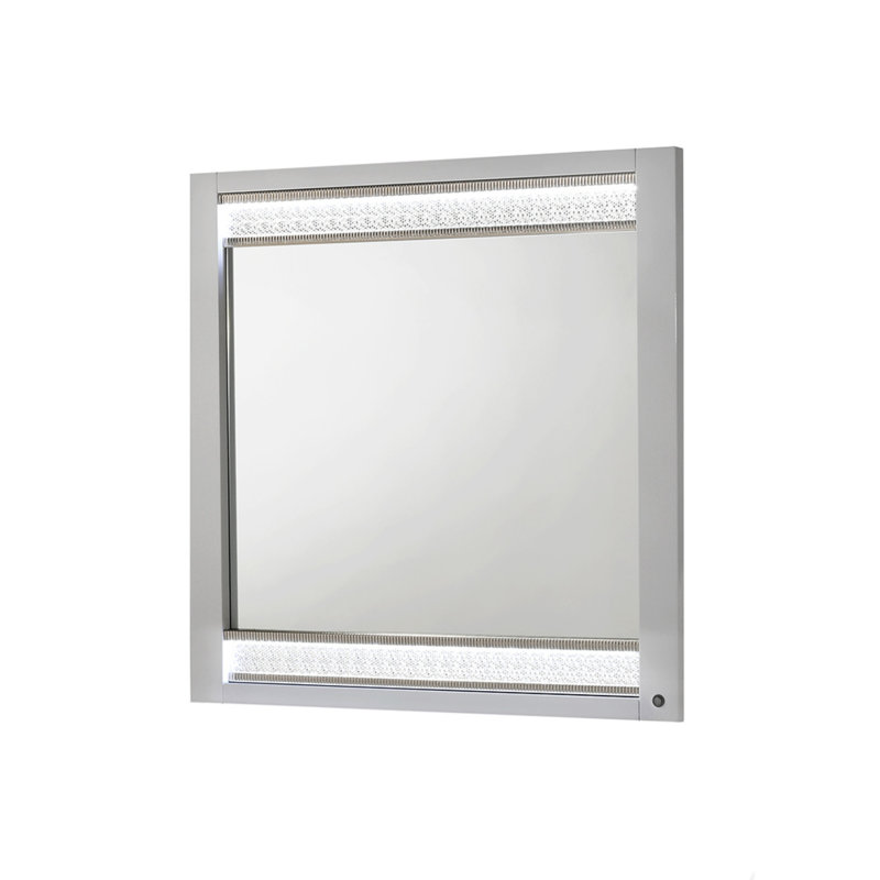Miroir Glam de style moderne (comprend seulement un miroir) en bois