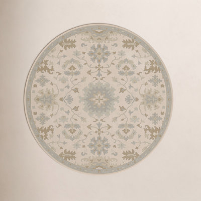 Arden Hand-Woven Wool Floral Rug