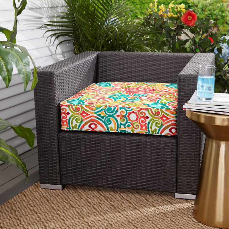Sunbrella Outdoor 5'' Lounge Chair Seat Cushion, 30" W x 27" D