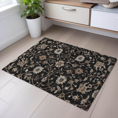 Premium Machine Washable Krause AMF1137 Global Rug