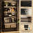 5-Tier LED Library Bookshelf with Heavy Duty Storage-1578898166