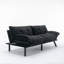 Canapé-lit pliant convertible noir-353807068