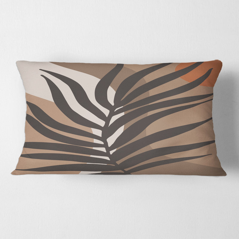 Housse et insert de coussin tropical Tropical Silhouettes and Shapes II